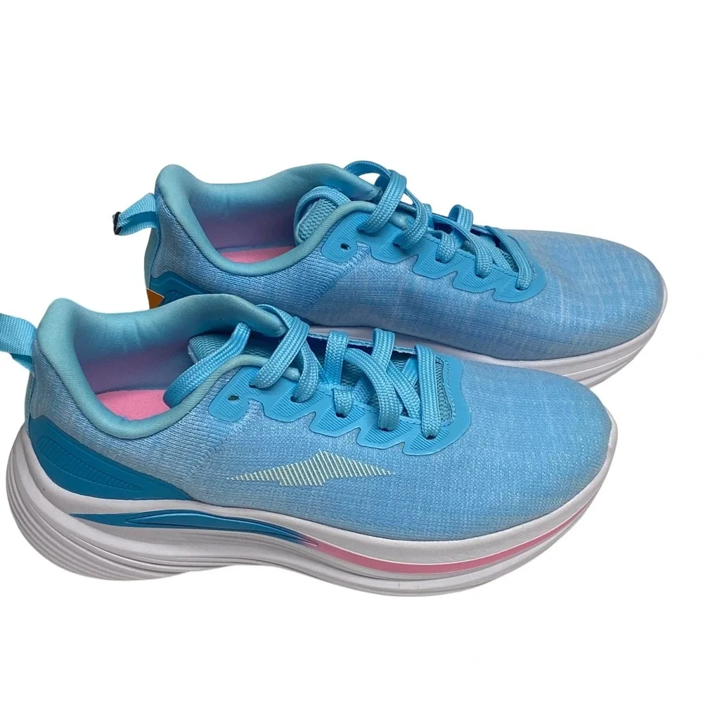 Avia Womens Running Sneakers Light Blue Pink Athletic Shoes Size 6‎ NEW